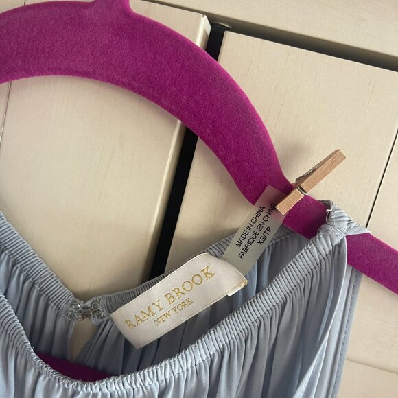 Ramy Brook Lauren Dress, Cold-Shoulder, in light ice blue Size XS - Picture 3 of 3